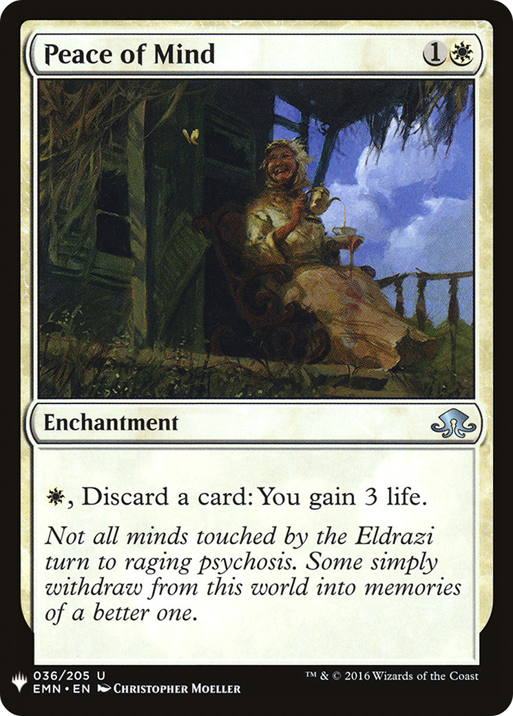 Peace of Mind (LIST-036) - The List