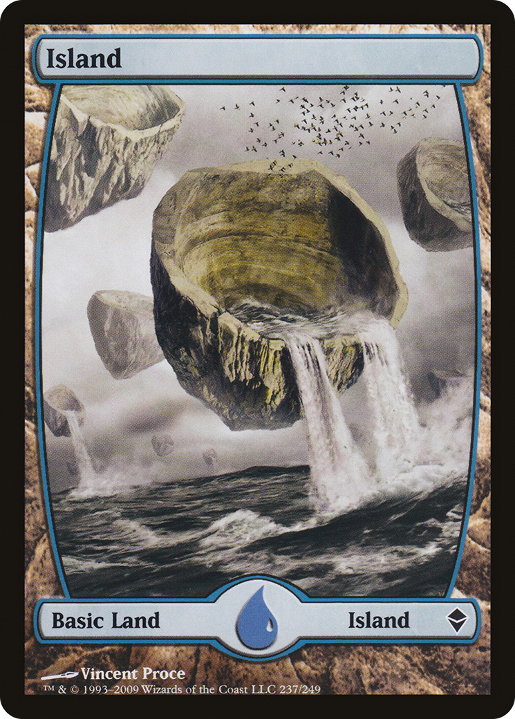 Island (237) - Full Art (ZEN-237) - Zendikar