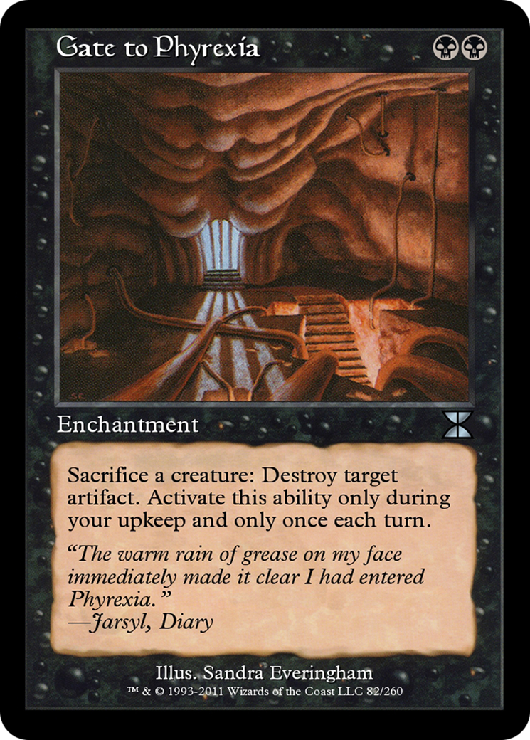 Gate to Phyrexia (ME4-082) - Masters Edition IV Foil