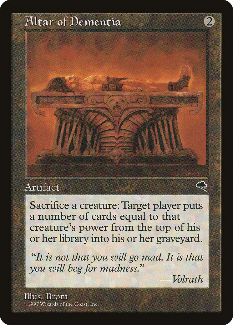 Altar of Dementia (TMP-276) - Tempest