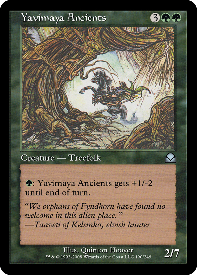 Yavimaya Ancients (ME2-190) - Masters Edition II Foil