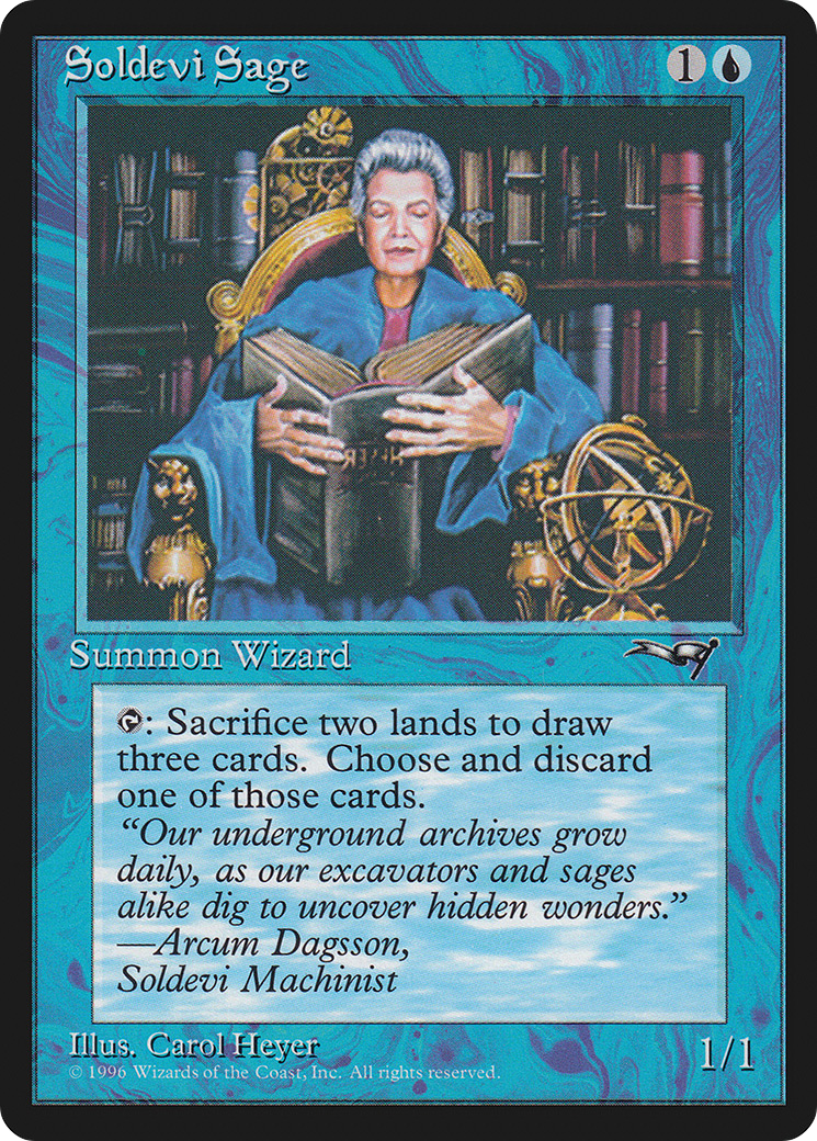 Soldevi Sage (Old Woman) (ALL-052) - Alliances