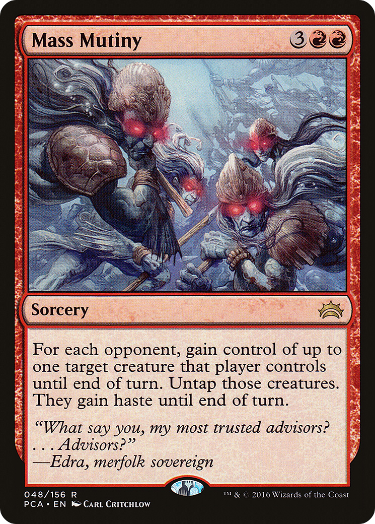 Mass Mutiny (PCA-048) - Planechase Anthology