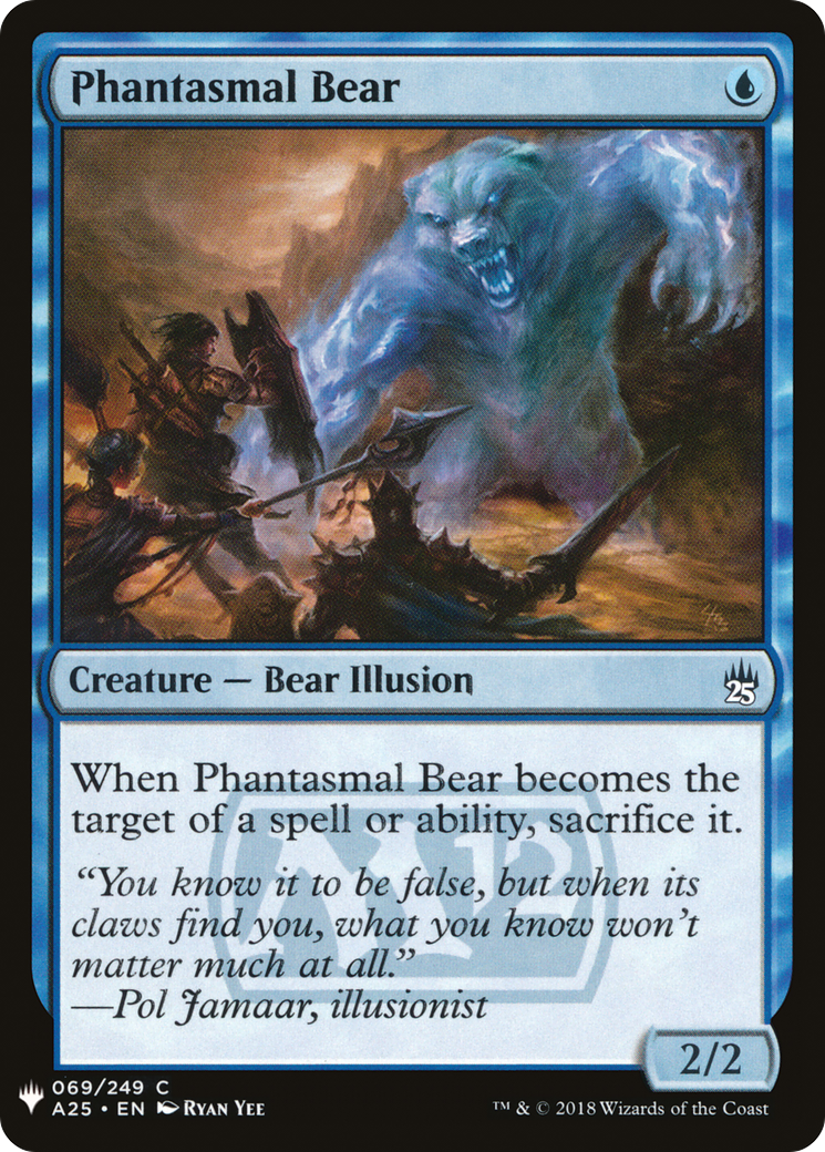 Phantasmal Bear (LIST-069) - The List