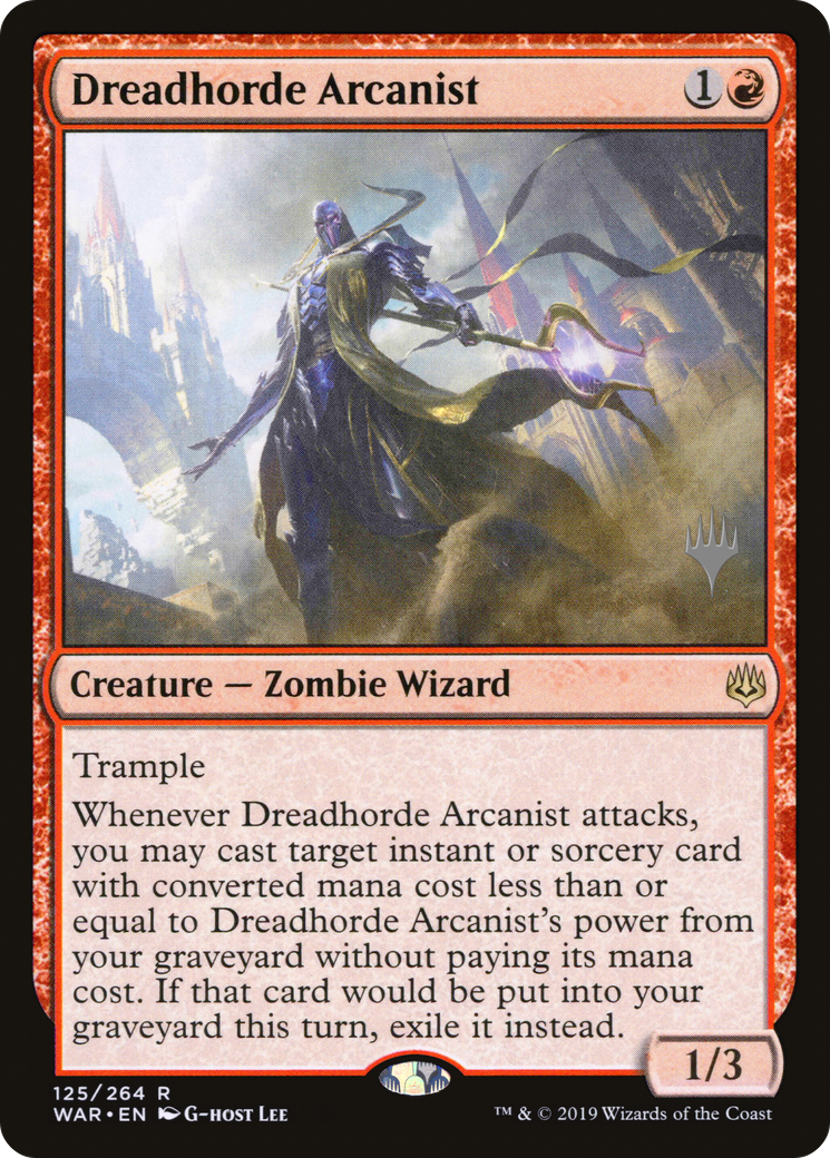 Dreadhorde Arcanist (PPELD-125) - War of the Spark Promos