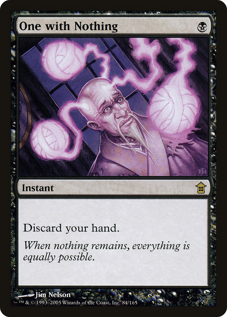 One with Nothing (SOK-084) - Saviors of Kamigawa Foil