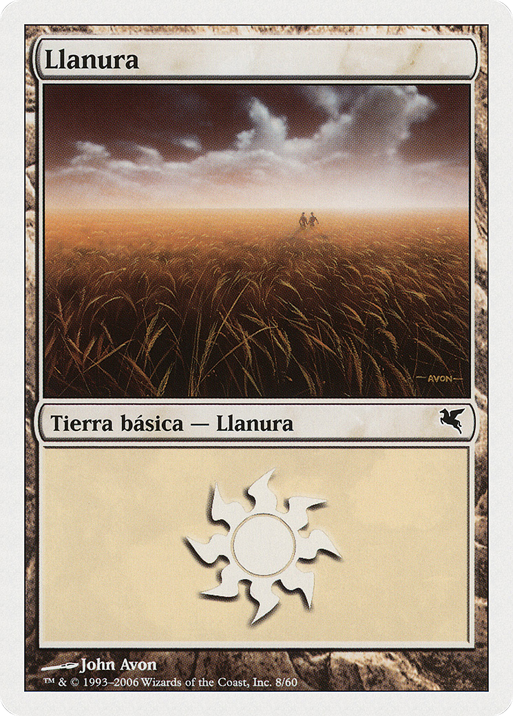 Plains (Spanish) - "Llanura" (G8) (PSAL-0G8) - Salvat 2005