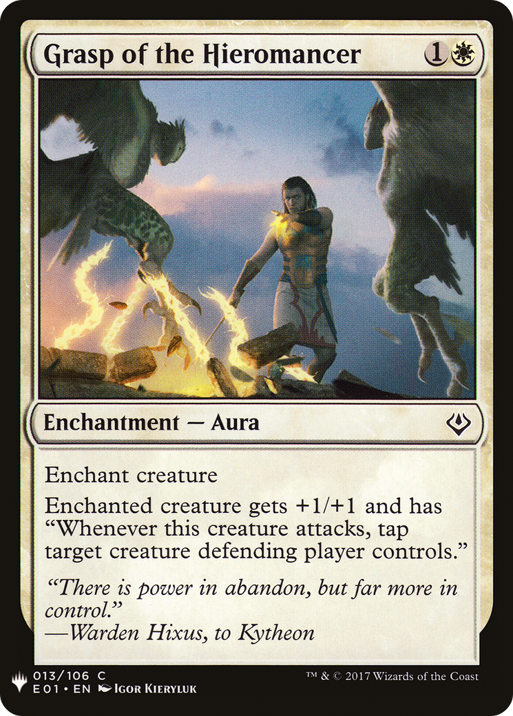 Grasp of the Hieromancer (LIST-013) - The List