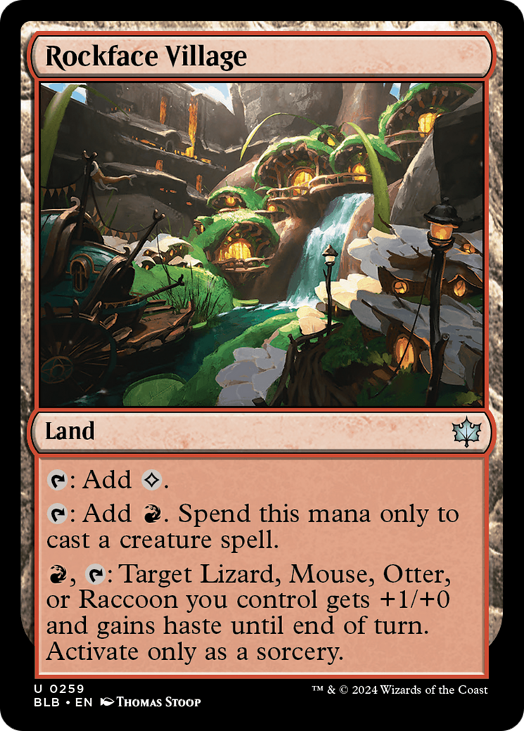 Rockface Village (BLB-259) - Bloomburrow