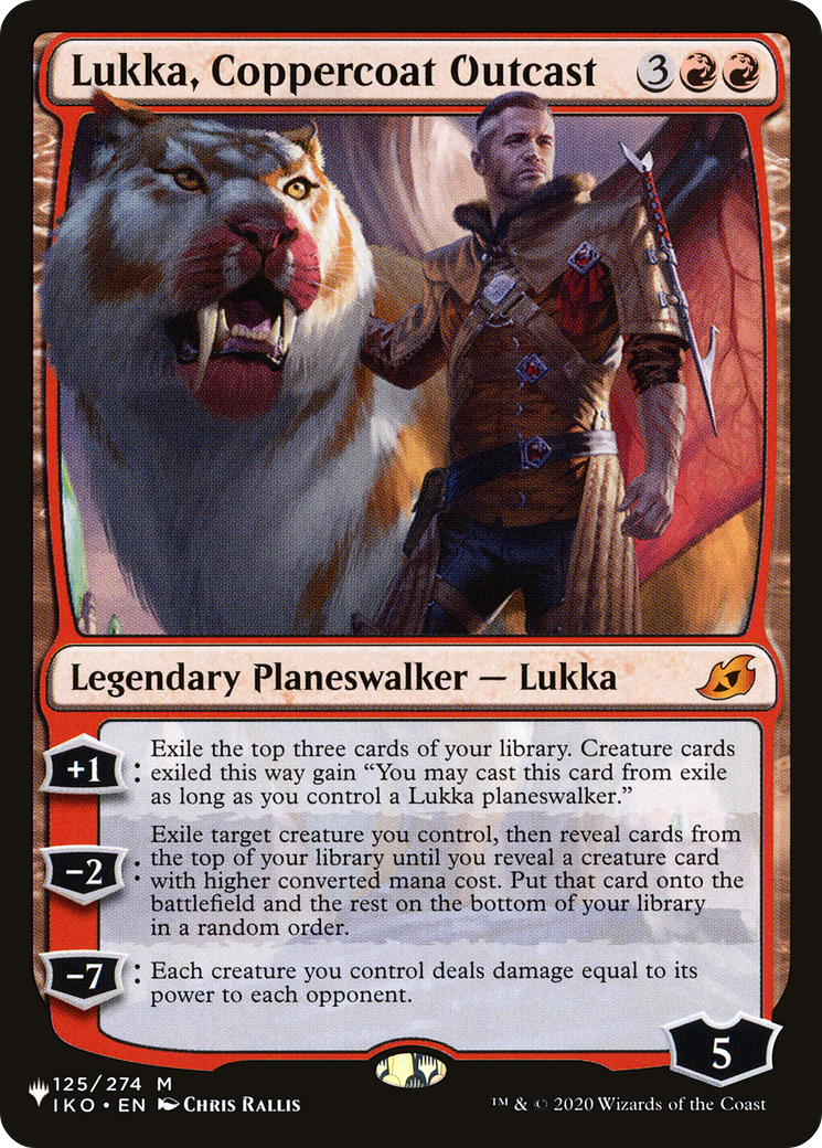 Lukka, Coppercoat Outcast (LIST-125/274) - The List