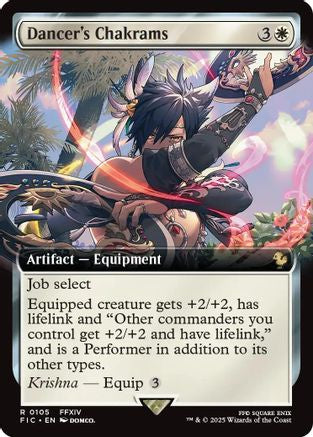 Dancer's Chakrams (Extended Art) (FIC-105) - Commander: FINAL FANTASY