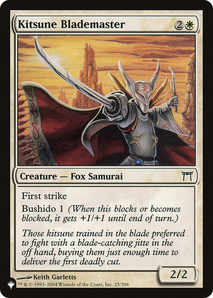 Kitsune Blademaster (LIST-25/306) - The List