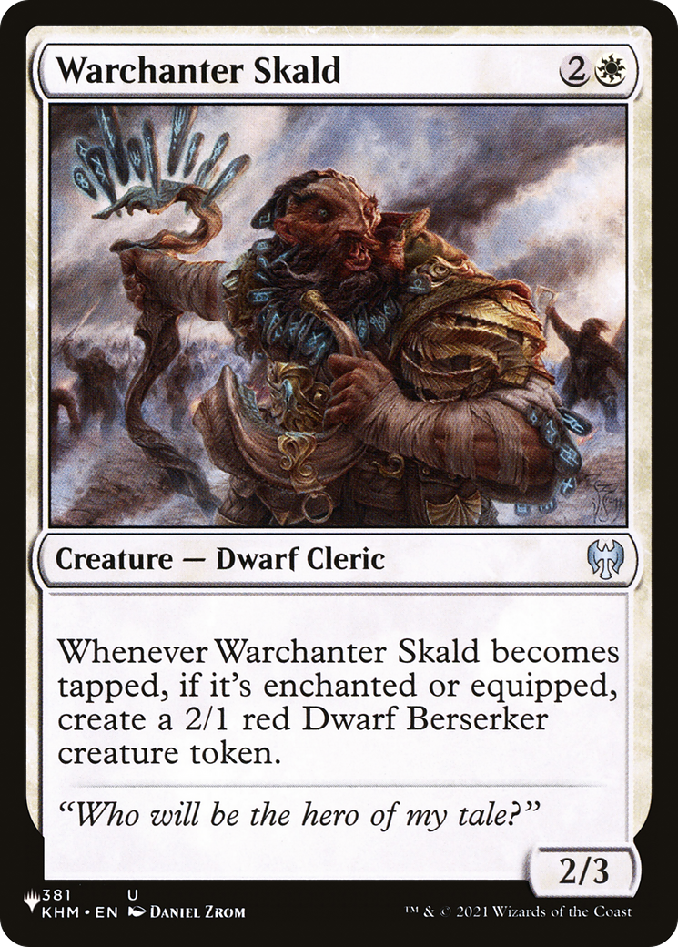 Warchanter Skald (LIST-381/285) - The List