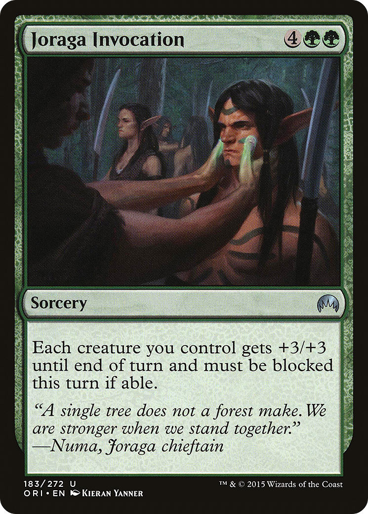 Joraga Invocation (ORI-183) - Magic Origins Foil