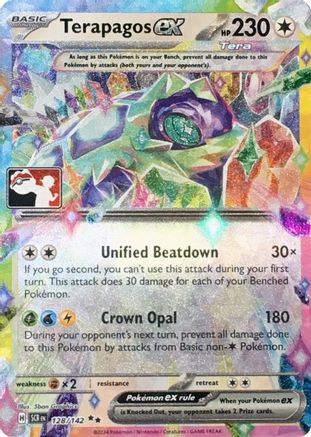 Terapagos ex (Series 7) 128/142 - Holofoil Prize Pack Series Cards - Double Rare