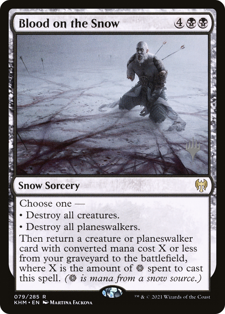Blood on the Snow (PPKHM-079) - Kaldheim Promos: (snow)