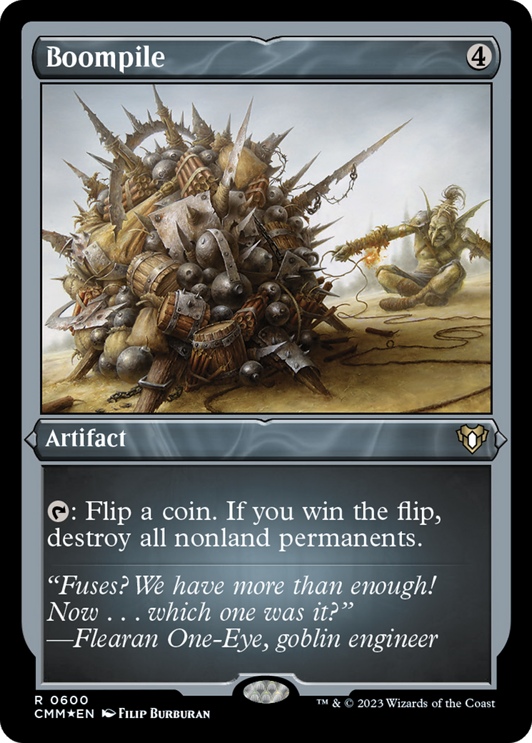 Boompile (CMM-600) - Commander Masters Etched Foil