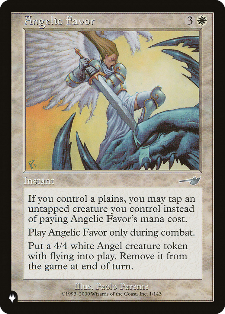 Angelic Favor (LIST-1/143) - The List