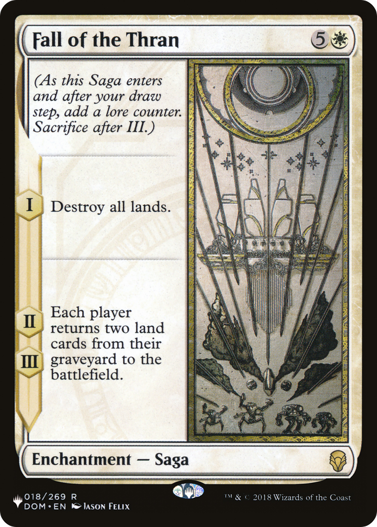 Fall of the Thran (LIST-018/269) - The List