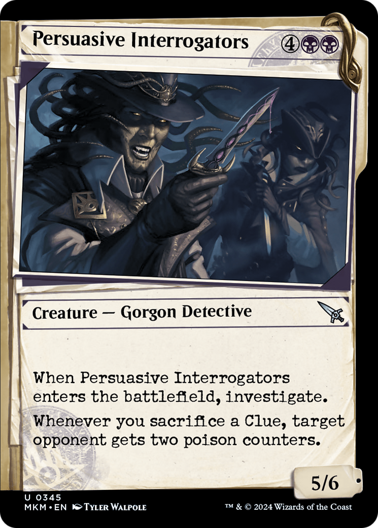 Persuasive Interrogators (Showcase) (MKM-345) - Murders at Karlov Manor: (Showcase)