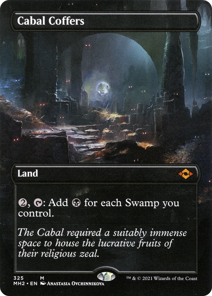 Cabal Coffers (Borderless) (MH2-325) - Modern Horizons 2 Foil