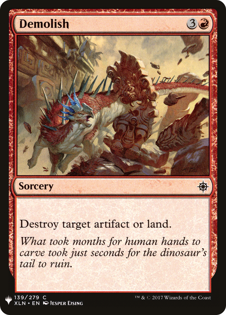 Demolish (LIST-139) - The List