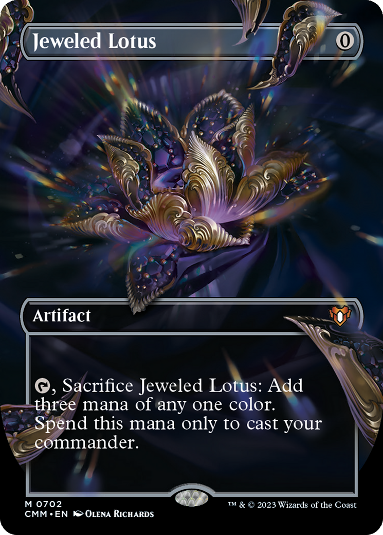 Jeweled Lotus (Borderless) (CMM-702) - Commander Masters