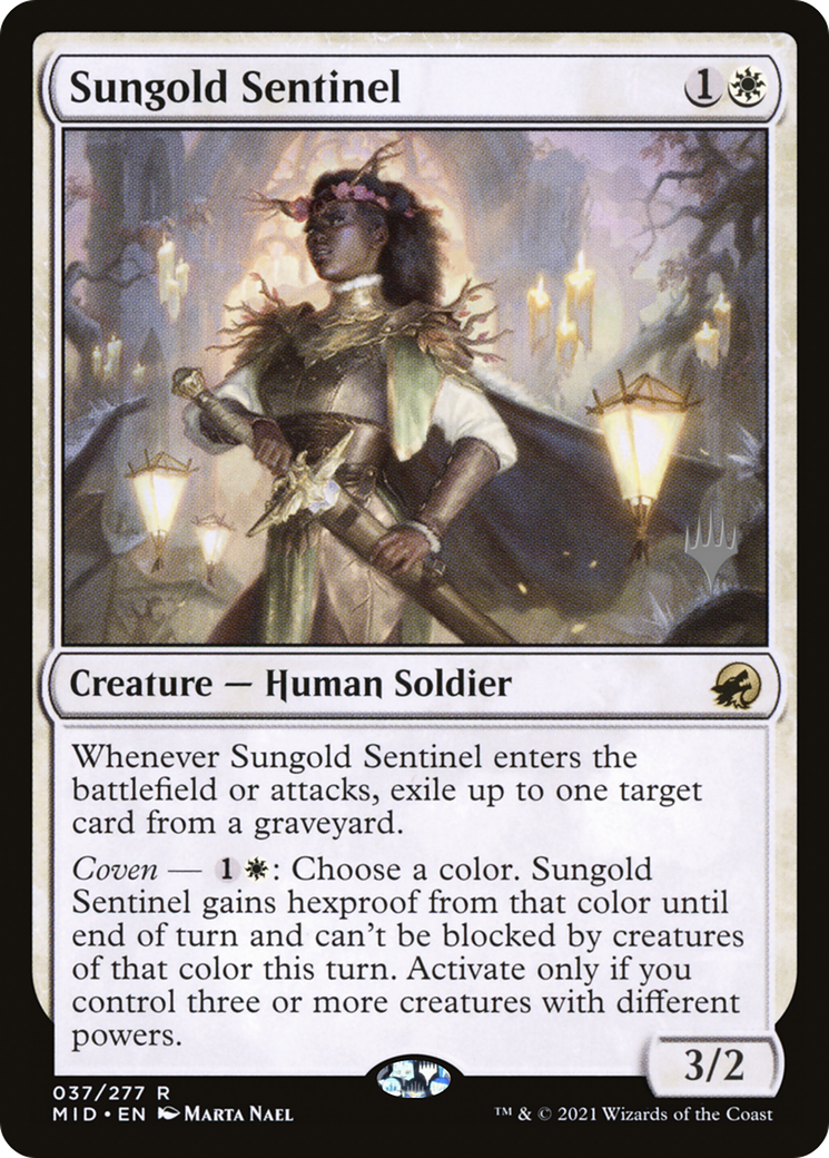 Sungold Sentinel (PPMID-037) - Innistrad: Midnight Hunt Promos