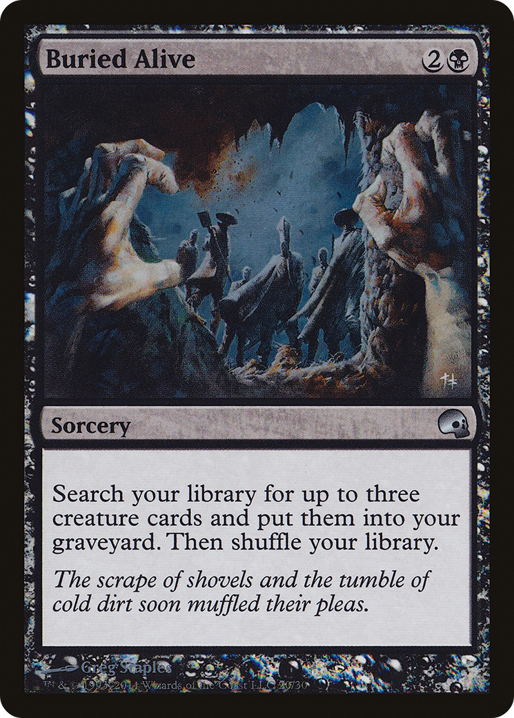 Buried Alive (GRV-020) - Premium Deck Series: Graveborn Foil