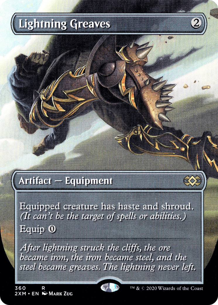 Lightning Greaves (Borderless) (2XM-360) - Double Masters