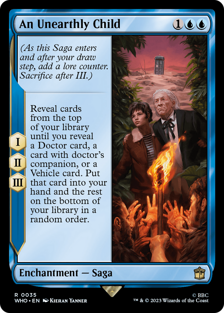 An Unearthly Child (WHO-035) - Doctor Who Foil