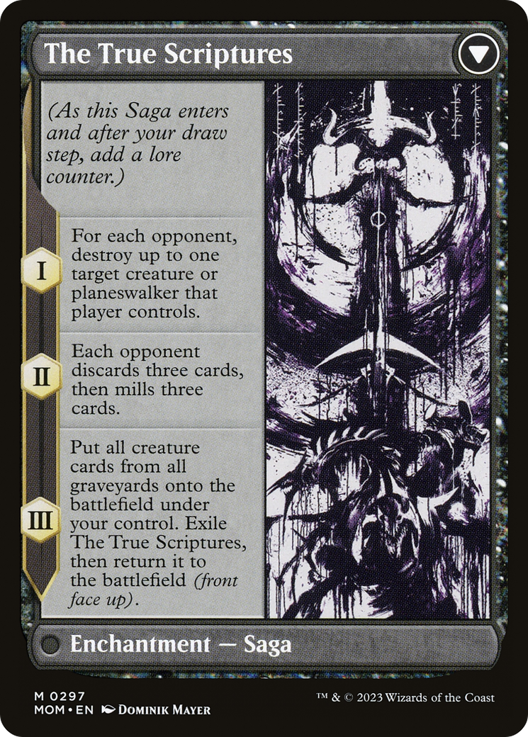Sheoldred (Showcase) (MOM-297) - March of the Machine: (Showcase) (Borderless) Foil