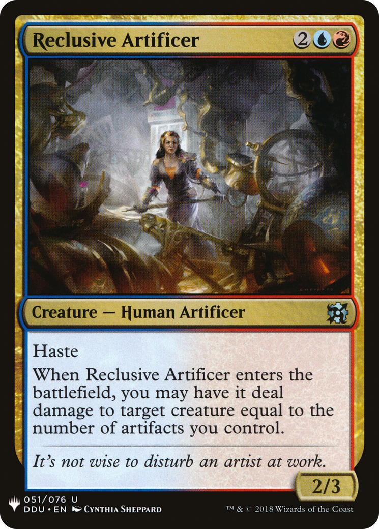 Reclusive Artificer (LIST-051) - The List