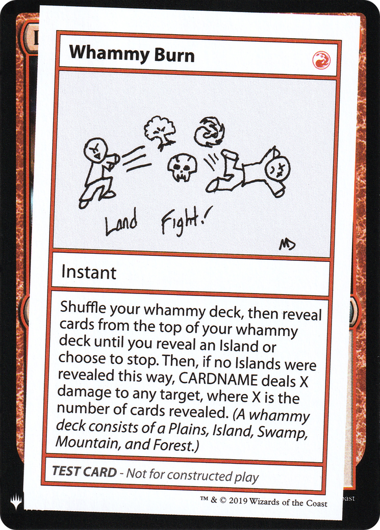 Whammy Burn (CMB1-) - Mystery Booster Playtest Cards 2019