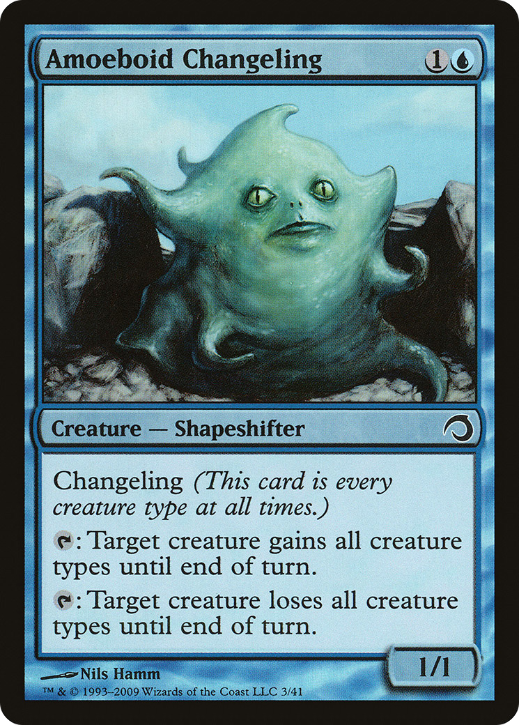 Amoeboid Changeling (PDS-003) - Premium Deck Series: Slivers Foil