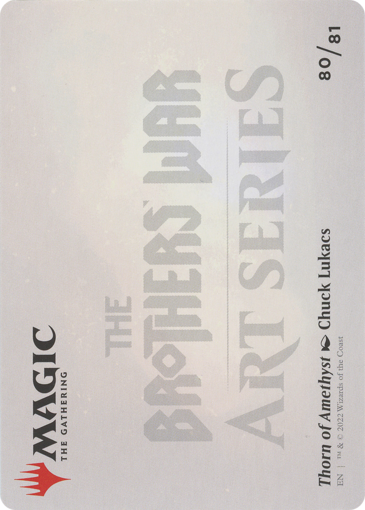 Thorn of Amethyst // Thorn of Amethyst (ABRO-080) - The Brothers' War Art Series (Borderless)