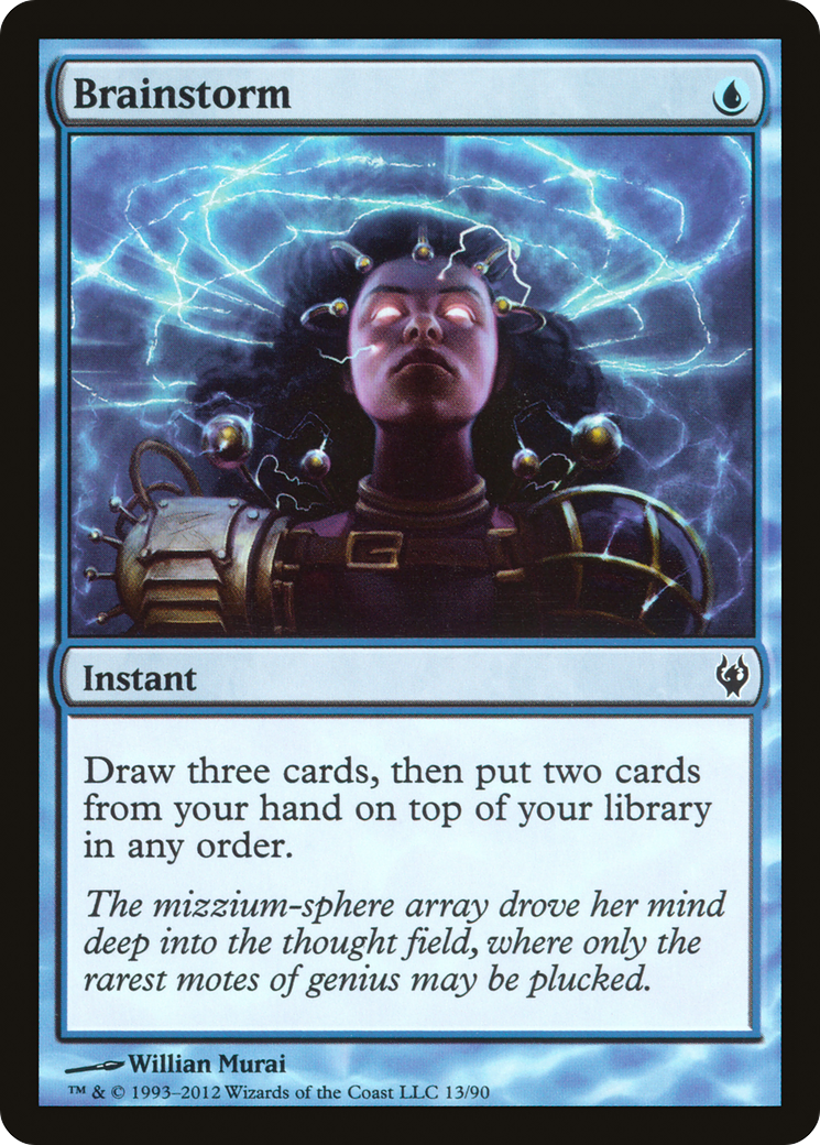 Brainstorm (DDJ-013) - Duel Decks: Izzet vs. Golgari