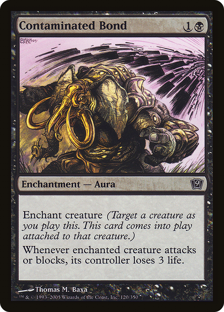 Contaminated Bond (9ED-120) - 9th Edition Foil