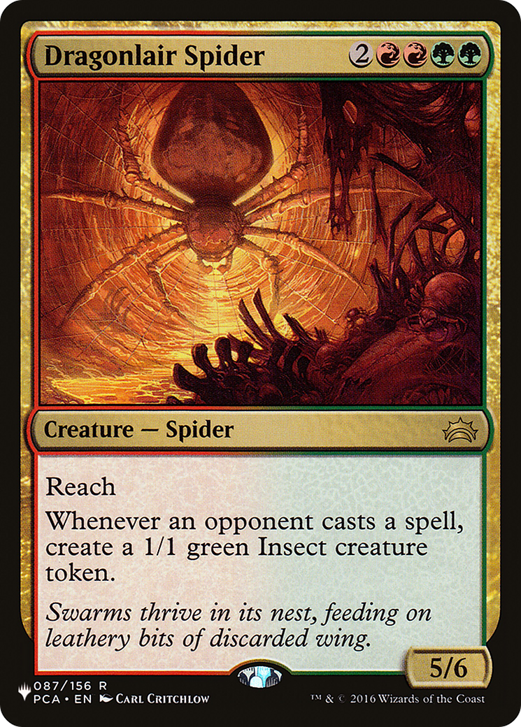 Dragonlair Spider (LIST-087/156) - The List