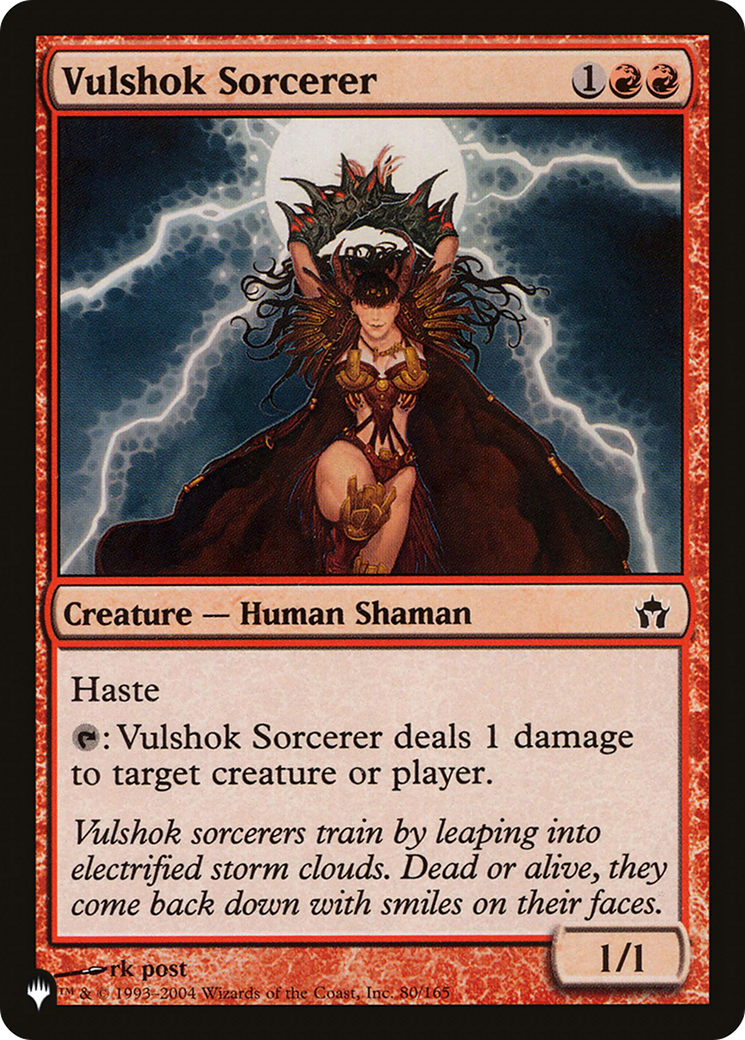 Vulshok Sorcerer (LIST-80/165) - The List