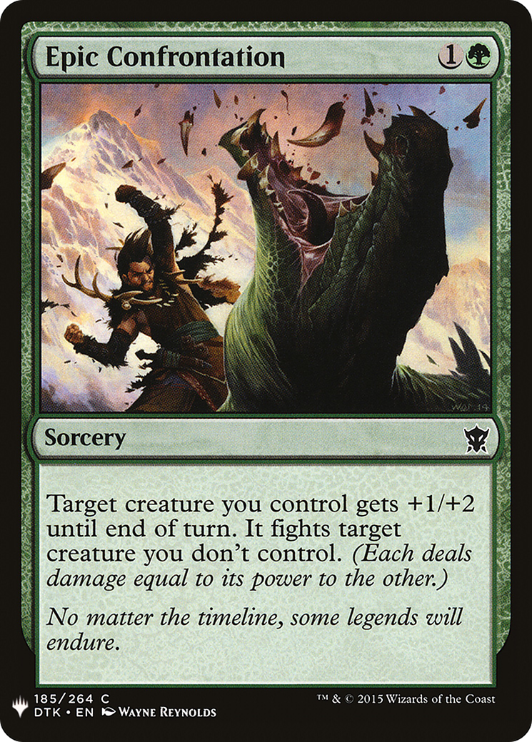 Epic Confrontation (LIST-185) - The List