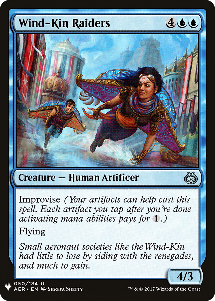 Wind-Kin Raiders (LIST-050) - The List