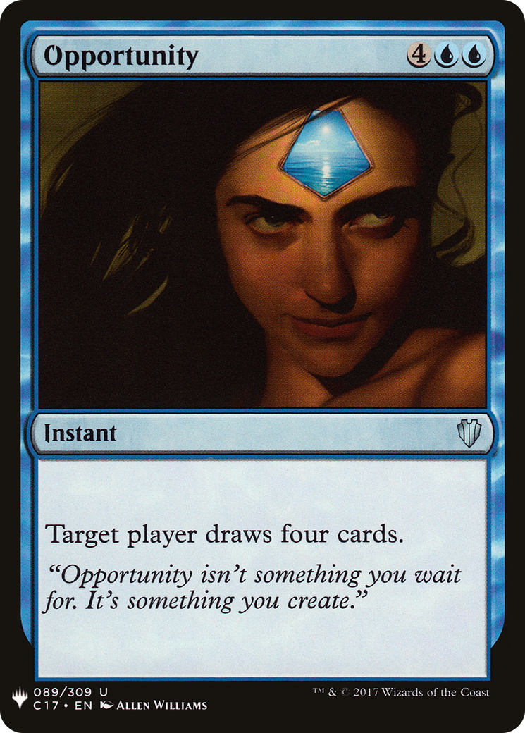 Opportunity (C17) (LIST-089) - The List