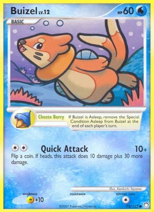 Buizel 075 Mysterious Treasures - Common