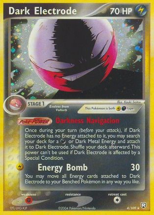 Dark Electrode 004 - Holofoil Team Rocket Returns - Holo Rare