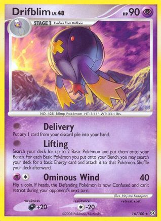 Drifblim - Reverse Holofoil Stormfront - Rare