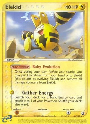 Elekid - Reverse Holofoil Sandstorm - Uncommon