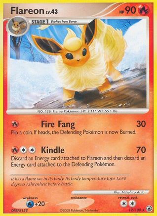 Flareon - Reverse Holofoil Majestic Dawn - Rare