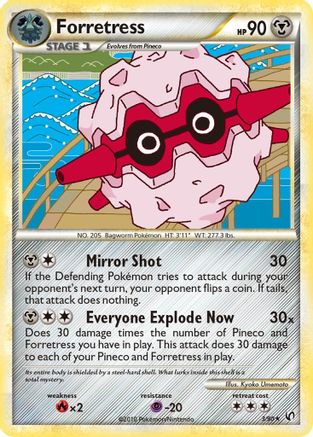 Forretress (3) (3) 003 - Holofoil Undaunted - Holo Rare