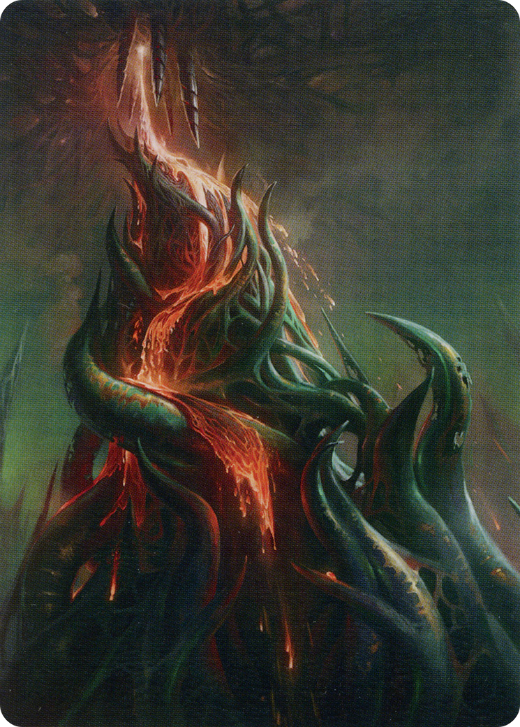 Copperline Gorge // Copperline Gorge (AONE-057) - Phyrexia: All Will Be One Art Series (Borderless)